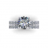 Pav Solitaire Diamond Ring R3 image
