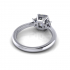 Emerald Three Stone Wedding Ring R3 image