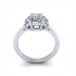 Emerald Three Stone Wedding Ring R4 image