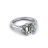 Emerald Three Stone Wedding Ring R5 image