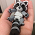 Articulated Racoon print image