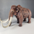 Mammoth / Arctic Elephant / Tusked Ice Beast / Snow Creature / Frozen Mount Animal / Norse Encounter print image