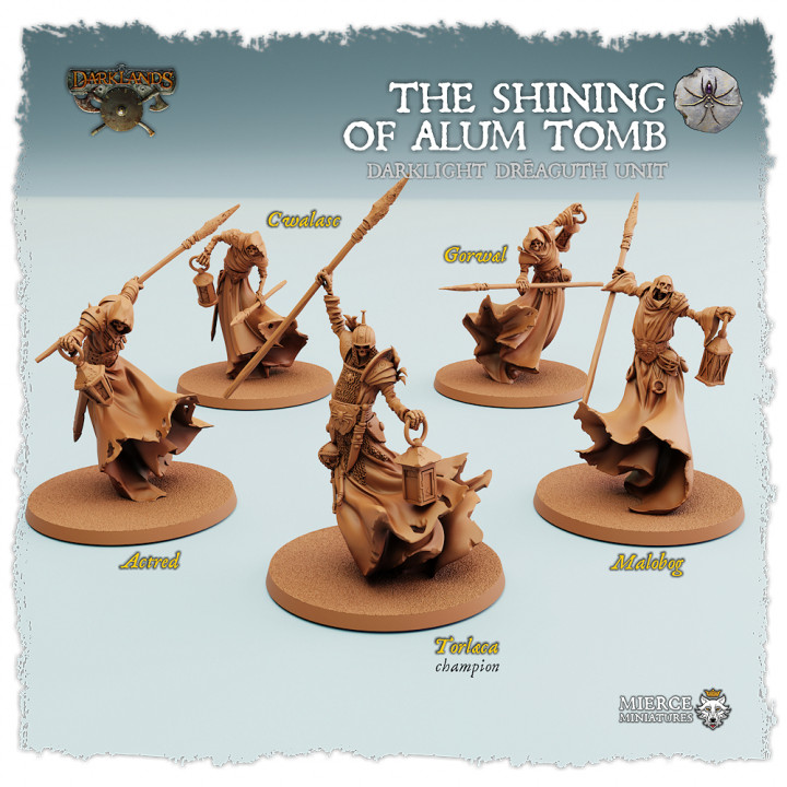Jute The Shining of Alum Tomb, Darklight Drēaguth Unit's Cover