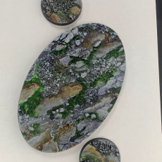 Picture of print of LegendGames 170x109mm Oval Natural Stone base x1