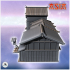 Set of three Asian buildings with curved roof and large hall (5) - Asian Asia Oriental Angkor Ninja Traditionnal RPG Mini image