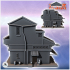 Asian two-storey house with multiple floors (15) - Asian Asia Oriental Angkor Ninja Traditionnal RPG Mini image