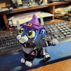 Picture of print of CUTE FLEXI HALLOWEEN CAT