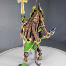 Picture of print of Anubis - God Of Death - Court of Anubis -  PRESUPPORTED - Illustrated and Stats - 32mm scale