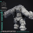 Forearm - Warforged -  PRESUPPORTED - Illustrated and Stats - 32mm scale image