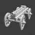 Medieval 4-wheeled cannon image