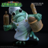 Frogfolk Baker Miniature, Pre-Supported image