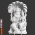 Lakshmi-Narasimha Classic Lithograph Version image