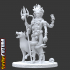 Bhairava,Guardian of Eight Directions of the Universe, With His Dog Shvan image