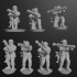 10/15mm West German Panzergrenadiers (1980s) with G3A4s, MG3s, 84mm Carl Gustavs, Panzerfaust 44s, Redeye Launchers, Pistols & Mortars (94 models) CW-WG-1 image