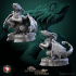 Baby Dragons Set 3 miniatures pre-supported image
