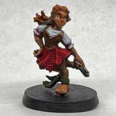 Picture of print of Halfling female Bard - Fontina the Halfling Bard