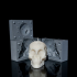 Skull Scent Candle Mold image