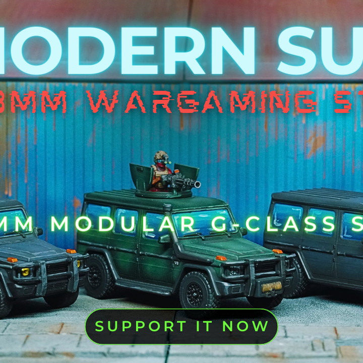 Modular G-Class Kickstarter complete w. stretchgoals's Cover