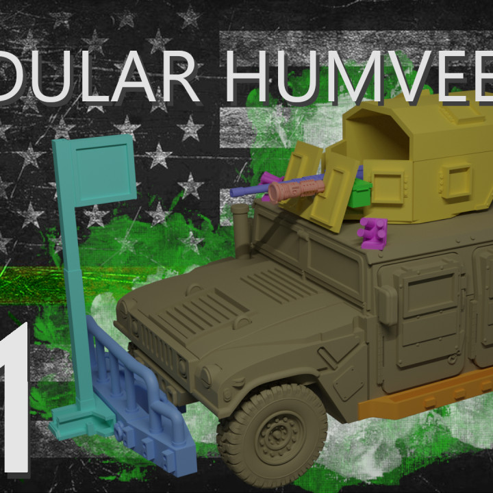 Modular Humvee Kickstarter w. all stretchgoals.'s Cover
