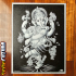Ganesh Dancing the Tandava [Easy to Print Filament Painting] image