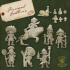 Mushroom Goblin Warband - pre-supported 28mm Tabletop Miniatures + DnD stats image
