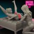 LESBIANS PLAYING HARD - NSFW - EROTIC MINIATURE 75 MM SCALE image