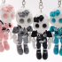 Cobotech Articulated Female Skelly Nurse Keychain by Cobotech image