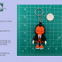 Cobotech Articulated Hoodie Skull Pumpkin Keychain by Cobotech image