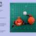 Halloween Pumpkin Robot Keychain image