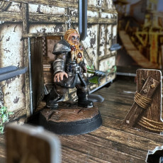 Picture of print of Female Dwarf fighter