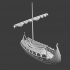 Viking ship model with tent/cover image