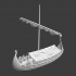 Viking ship model with tent/cover image
