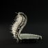 Arthropleura rear up 1-20 scale pre-supported prehistoric animal image