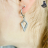 DIAMOND SHAPED EARRINGS - 3 DESIGNS - PRINT IN PLACE image