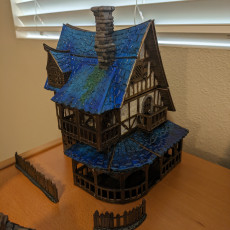Picture of print of The Cobalt Dragon - Medieval Town Set
