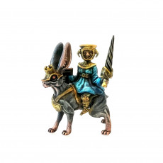 Picture of print of Grail Knight on Hare Mount - Fey Wild Tabletop Miniature