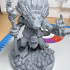 Shaman Croc 32mm game piece and 75mm display piece. image