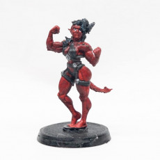 Picture of print of Bae Victis : Buff tiefling from hell 32MM and 75MM [PRE-SUPPORTED]
