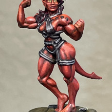 Picture of print of Bae Victis : Buff tiefling from hell 32MM and 75MM [PRE-SUPPORTED]