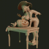 Janet Carving Pumpkins image