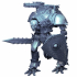 Large War Knight With A Selection of Melee and Ranged Weapons image