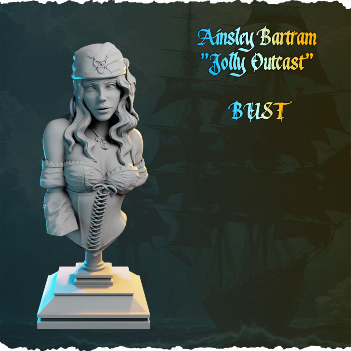 Ainsley Bartram BUST from Ladies of the Sea (Pirates)'s Cover