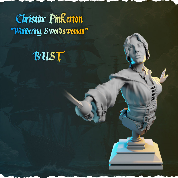 Christine Pinkerton BUST from Ladies of the Sea (Pirates)'s Cover
