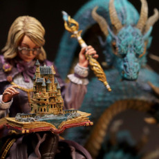 Picture of print of Orinthia The Magical Librarian DIORAMA [presupported]