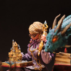 Picture of print of Orinthia The Magical Librarian DIORAMA [presupported]