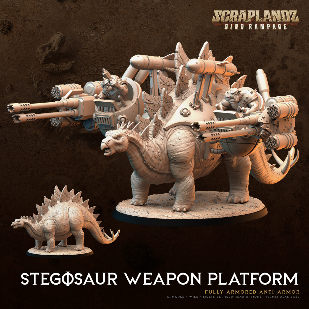 Image of Stegosaur Weapon Platform - Dark Gods Scraplandz