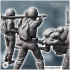 Squad of modern soldiers in CBRN biochemical risk protective suit Hazmat (3) - Cold Era Modern Warfare Conflict World War 3 RPG  Post-apo WW3 WWIII image