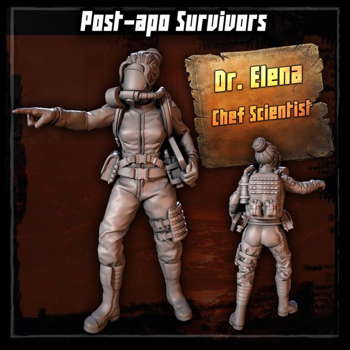 Post-Apo Survivors - Dr. Elena's Cover