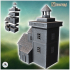 Medieval lighthouse with square stone tower and annex house (33) - Medieval Middle Earth Age 28mm 15mm RPG Shire image