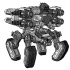Project Gigante B - 28mm Heavy Fire Support Mech With Hybrid TreadLegs image